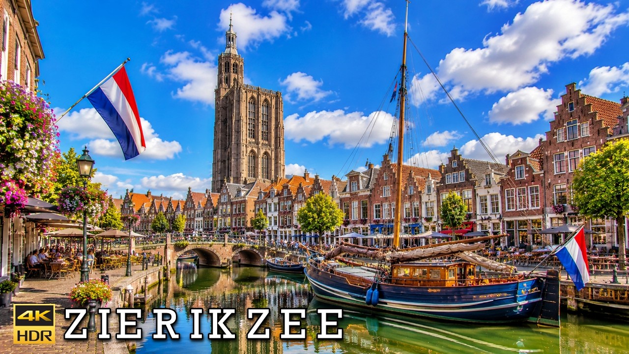 Zierikzee Netherlands 🇳🇱 | Beautiful Streets & Historic Harbor in 4K 60 FPS