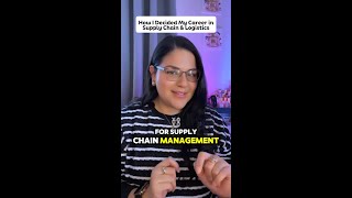 How I Decided My Career/Degree in Supply Chain & Logistics (SUPPLY CHA