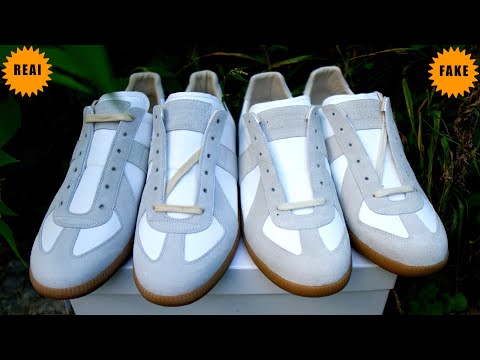 Authentic vs Replica Margiela Replica Sneaker 22 GAT - How To Spot A Fake