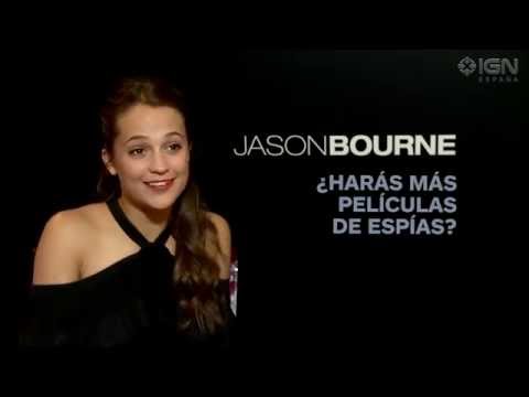 Alicia Vikander nos habla de Jason Bourne