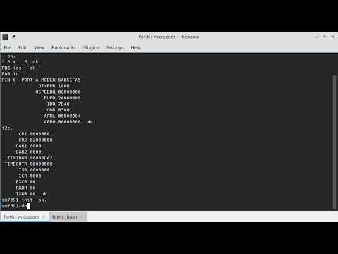 First run of Mecrisp Stellaris Forth on STM32WLE5