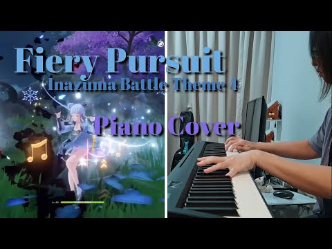 Inazuma Battle Theme 4 - Fiery Pursuit (Genshin Impact OST) Piano Cover by Leo Za