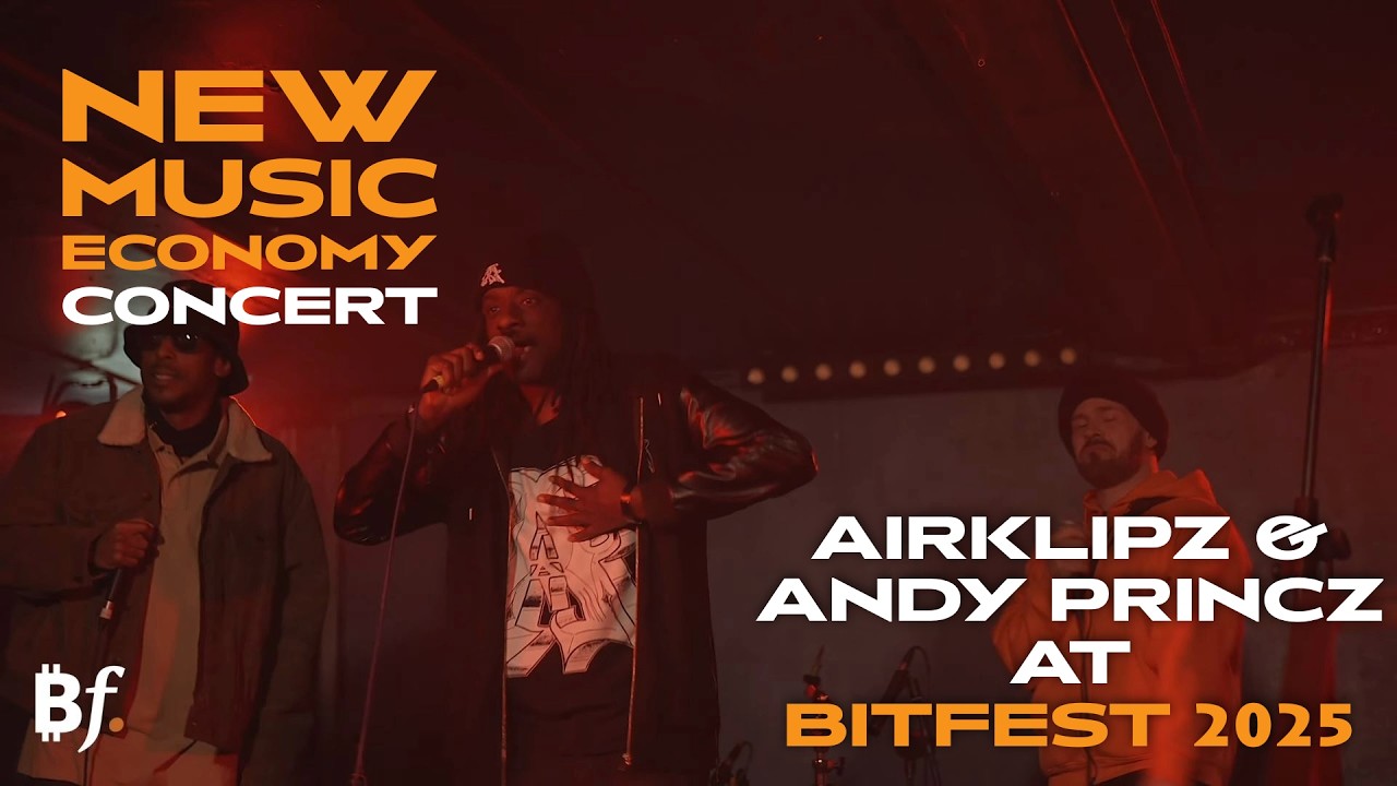 Airklipz & Andy Princz at Bitfest: New Music Economy Concert @airklipz @princztrmp