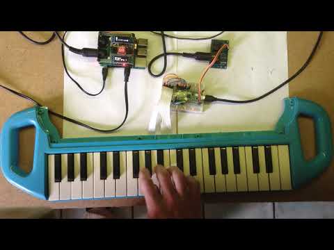 Toy Keyboard Matrix Decode with the Pi Pico