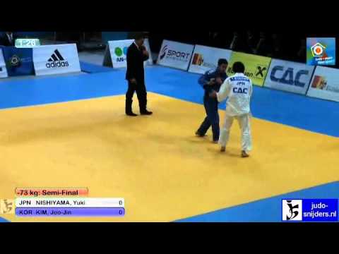 Yuki Nishiyama (JPN) - Joo-Jin Kim (KOR) [-73kg] semi-final
