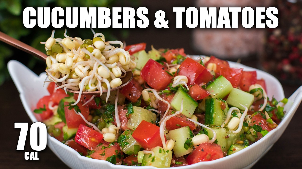Italian tomato cucumber salad — video recipe