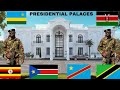 7 East African Presidents With Their Statehouses | Kenya vs Uganda vs Tanzania vs Rwanda