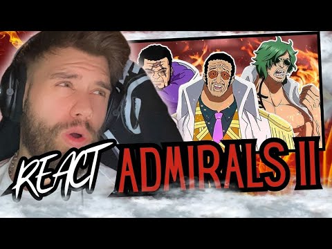 Kizaru, Fujitora & Ryokugyu Rap  Admirals II - Shwabadi ft. Rustage & Connor Quest! | Lipsy React!