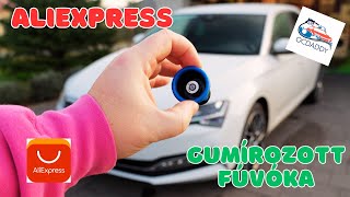 AliExpress-es, gumírozott, tölcséres fúvóka teszt