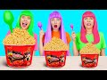 BIG VS MEDIUM VS SMALL FOOD CHALLENGE Last To Stop Wins Giant VS Tiny Food By 123 GO FOOD