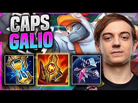 CAPS PERFECT GAME WITH GALIO SHURELYA'S! - G2 Caps Plays Galio MID vs Twisted Fate! | Season 11