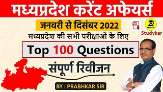 Madhya Pradesh Current Affairs 2022 | Current Affairs of MP | MP Current Affairs 2023 | MPPSC 2023