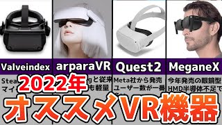 解説（00:00:23 - 00:01:37） - 【2022年最新】初心者におススメしたいVRゴーグル5選を比較紹介ガチ解説します【VR初心者向け】