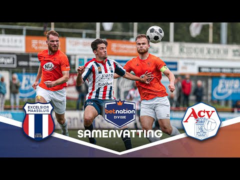 SPIJKERHARDE TACKLE levert ROOD op 🟥😬 | Excelsior Maassluis vs. ACV Assen | Samenvatting Betnation
