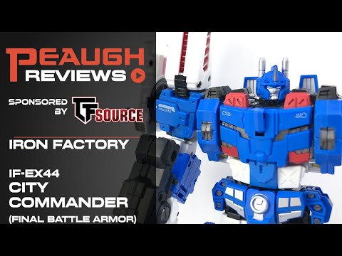 Video Review: Iron Factory IF-EX44 City Commander FINAL BATTLE ARMOR