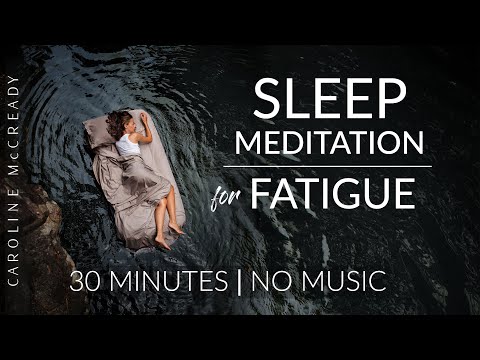Fatigue and Sensory Overload | Breathing Meditation with Gentle Water Sounds | No Music
