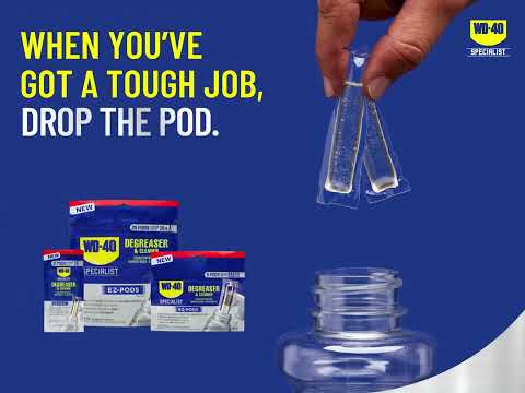 We Dropped the Pod. Meet the NEW WD-40 SPECIALIST® DEGREASER AND CLEANER EZ-PODS.