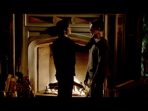 TVD 4x23 - Jeremy tells Damon that he's back. "Mi casa es not even remotely su casa" (deleted scene)