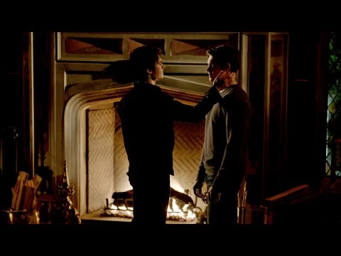 TVD 4x23 - Jeremy tells Damon that he's back. "Mi casa es not even remotely su casa" (deleted scene)