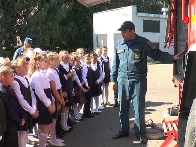На урок - в пожарную часть