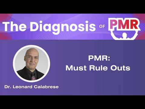 PMR Must Rule Outs (are we making the right diagnosis?)