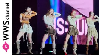 ガールズグループ・IS:SUEがミニ丈衣装で美脚際立つパフォーマンス！＜KCON JAPAN 2024＞