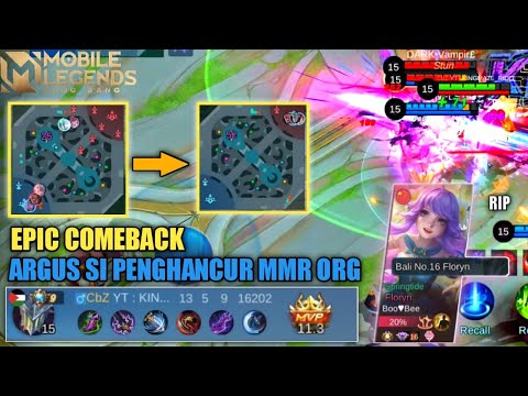 ARGUS DIBIARIN LATE GAME!!! YAKIN??? GAMEPLAY HYPER ARGUS BY TOP GLOBAL | MOBILE LEGEND