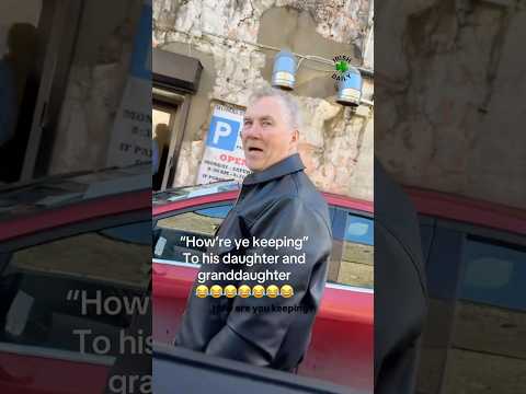 So polite as ever, even when he hadn’t a clue who he was talking to! #Irish ❤️📸 TT:lindsey_senior