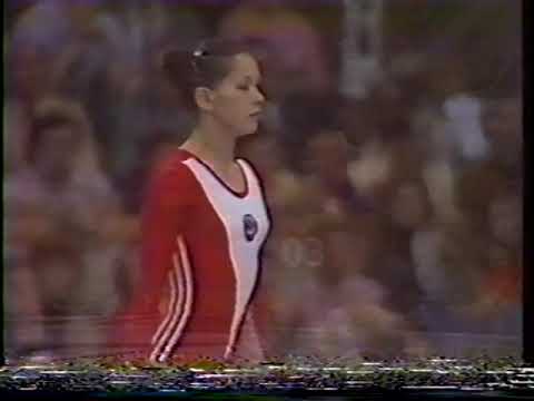 Nelli Kim (USSR) Floor Event Finals 1980 Moscow Olympic Games
