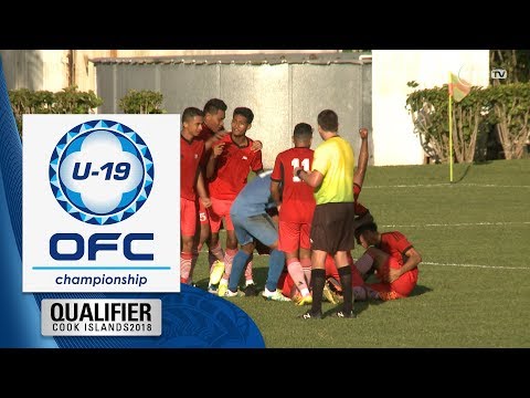 2018 OFC U19M Championship Qualifier | Tonga v Cook Islands Highlights
