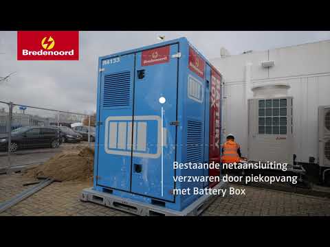 Netverzwaring met de Battery Box bij benzinestation in Bemmel