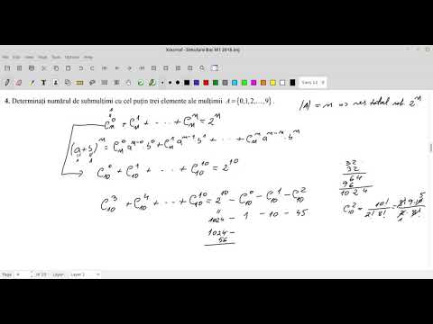 Simulare Bacalaureat 2018 - M1 - Matematică