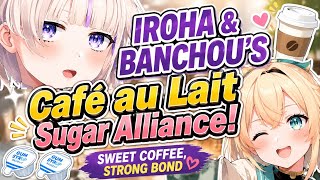 Iroha-senpai & Banchou’s Café au Lait Sugar Alliance【Hololive Clips / Kazama Iroha / Hajime】 