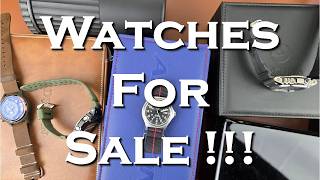 Nine Watches For Sale - Watch Sales Video