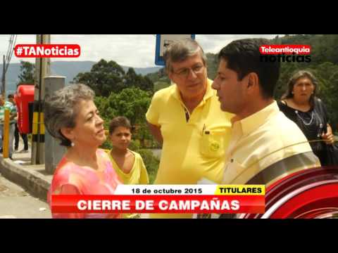 Titulares De Teleantioquia Noticias - Domingo 18 De Octubre De 2015 | Teleantioquia Noticias