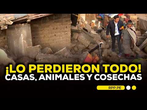 Junín: Sismo deja animales muertos y familias pierden ganado tras colapso de viviendas en Huayucachi