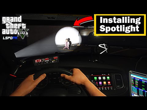 Installing Spotlight in GTA 5 - LSPDFR MODS
