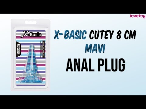 X-Basic Cutey 8 cM Mavi Anal Plug
