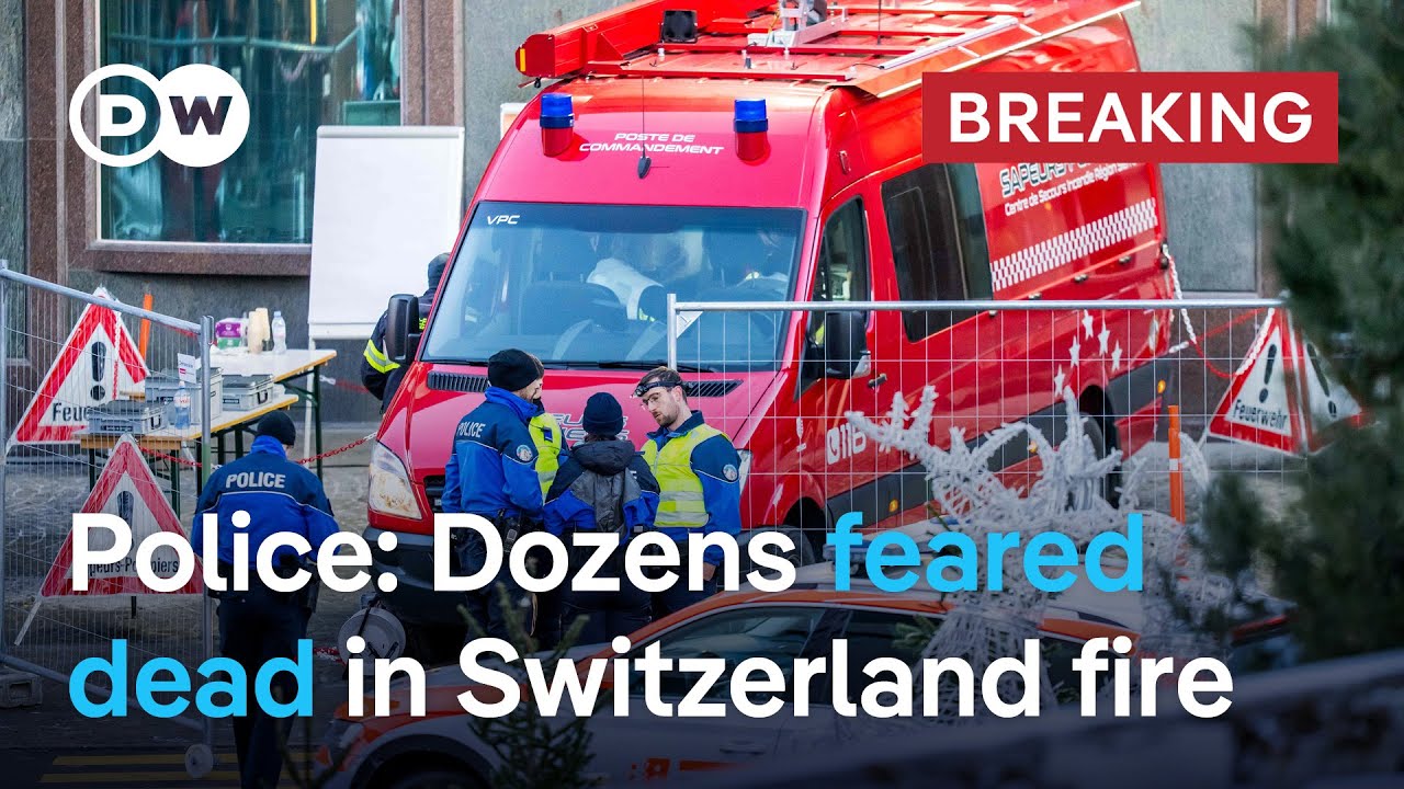 Dozens presumed dead in New Year's Eve fire in Swiss ski resort | DW News