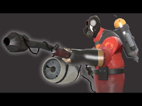 All of your reflected projectiles become crits with this flamethrower