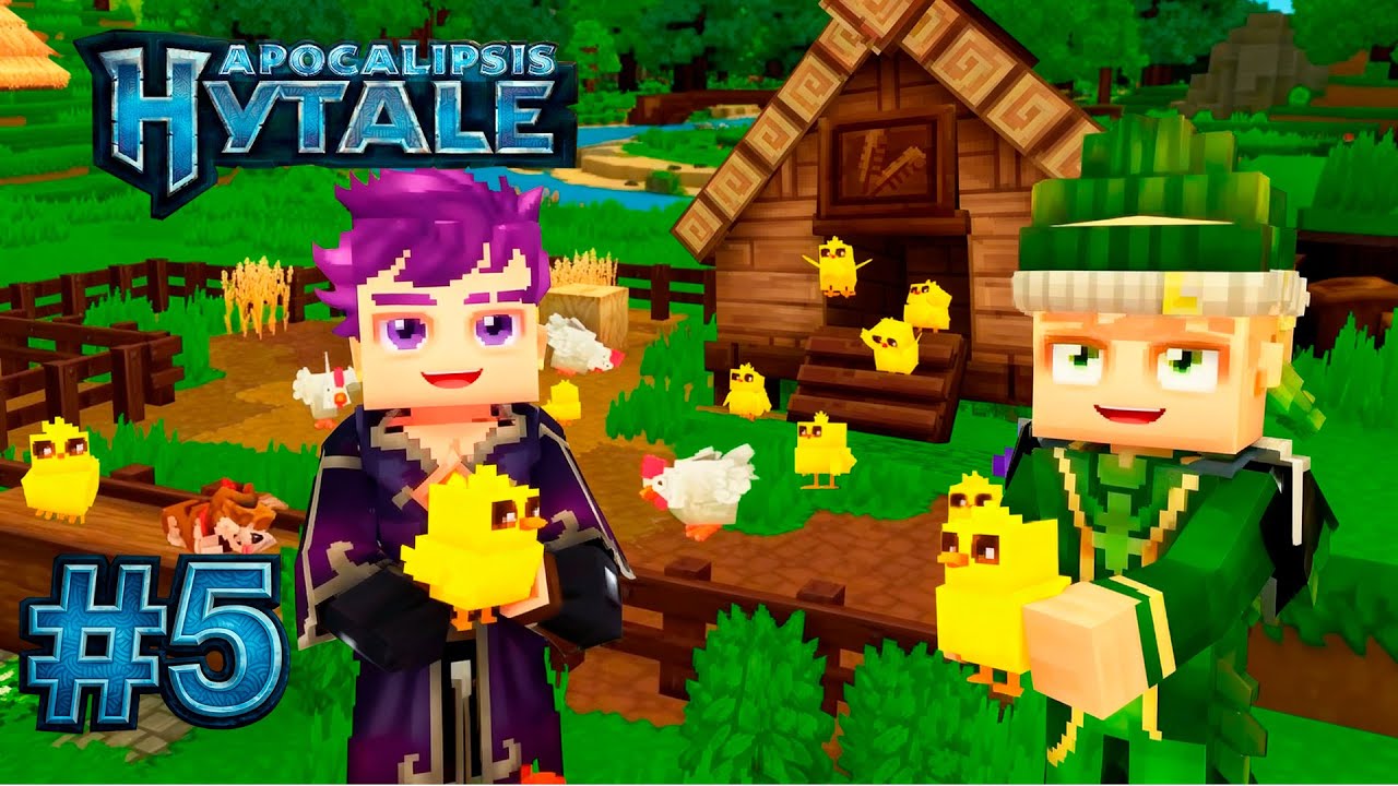 Apocalipsis Hytale Construimos una Granja