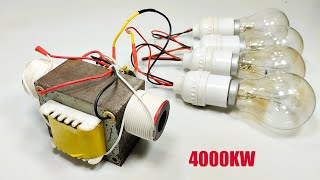 How To Make Free Energy Generate From Big Transformer With Magnet
