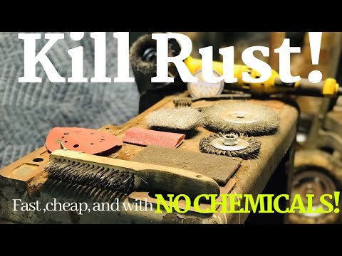 How To Get Rid of Rust Without Chemicals | Mechanical Rust Removal | Easy Rust Remove W/ Basic Tools