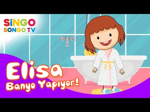 ELİSA Banyo Yapıyor 🛁 – SingoSongo TV I İsme Özel Çocuk Şarkıları 🎶