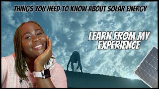 New To Solar? Get The Inside Scoop On Things You Need To Know Before Making The Switch! 🎥 GLORY REX