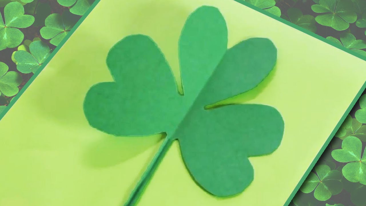 How to Make a Paper Shamrock/Clover