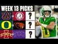 College Football Week 13 Betting Preview: EXPERT PICKS for Today's TOP GAMES I CBS Sports HQ