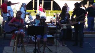 AVERY, MIA, ERIN, RAIN & MR. MIC OF CERTAIN SPARKS @ LOMPOC OLD TOWN MARKET!