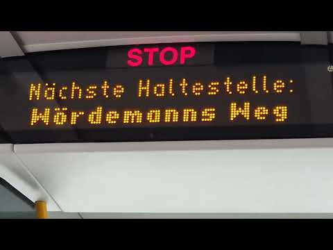 HVV 🚌 🚌 Hamburger Verkehrs Verbund.Bus Linie 4 Richtung Wildacker Bis Eidelstedt Zentrum A1 AKN