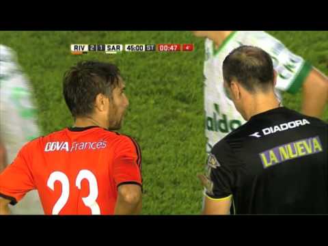 Sin copa y sin torneo. River 2 Sarmiento 1. Fecha 10. Primera División 2016